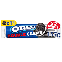 Biscuits cacaotés double crème OREO, rouleau de 157g