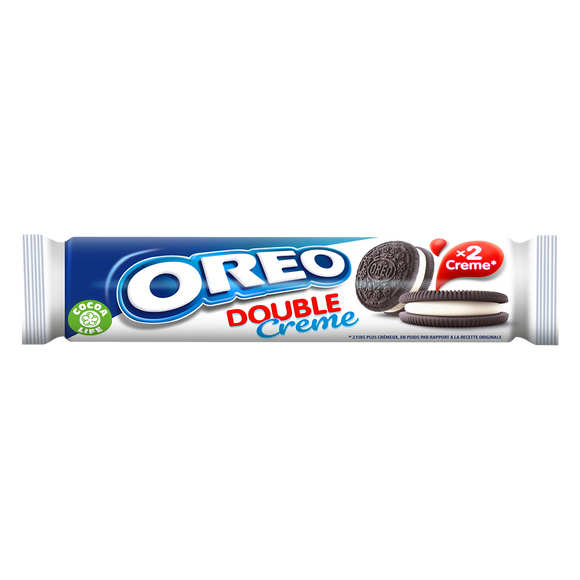 Biscuits double crème OREO, rouleau de 157g