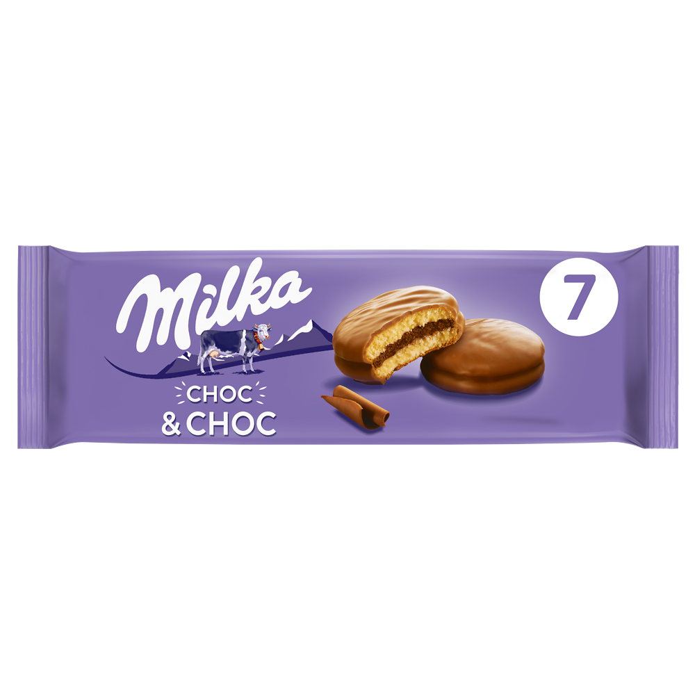 Gâteaux fourrés au chocolat Cake & Choc MILKA - Boîte de 175g