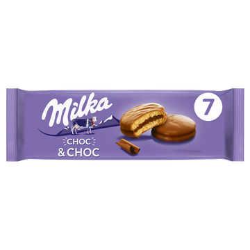 Gâteaux fourrés au chocolat Cake & Choc MILKA - Boîte de 175g