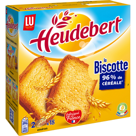Biscottes HEUDEBERT - Paquet de 36 tranches - 290g