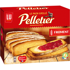 Pain grillé au froment Pelletier LU - Paquet de 455g