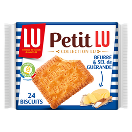 Biscuits beurre & sel de guérande Petit Beurre LU - Paquet de 200g