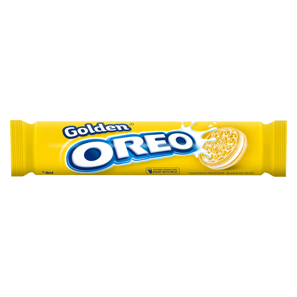 Biscuits fourrés à la vanille Golden OREO, rouleau de 154g