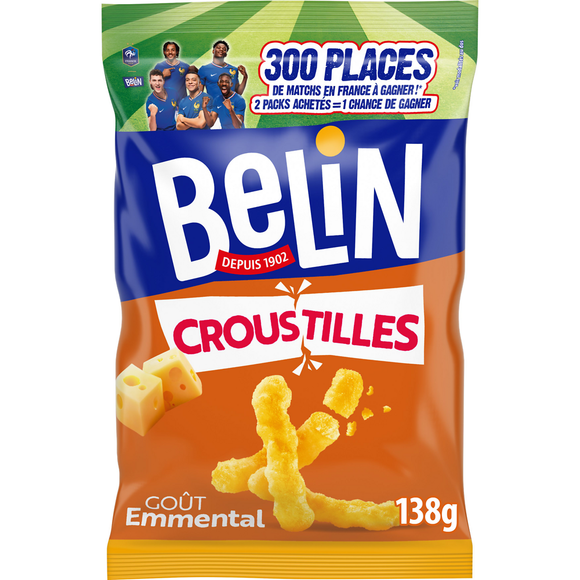 Biscuits Salés Apéritifs, Croustilles, BELIN, 138g