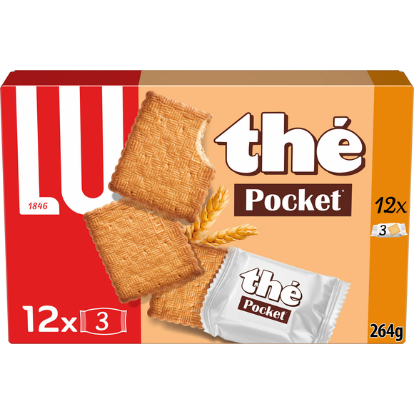Biscuits Thé Pocket LU, paquet de 300g