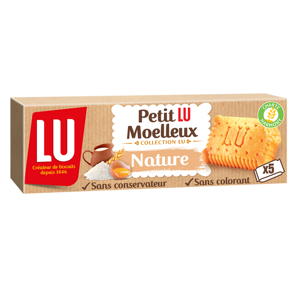 Gâteaux moëlleux nature LU - Paquet de 140g