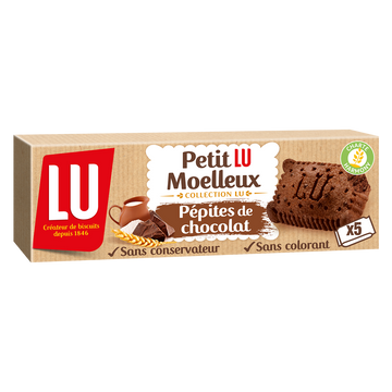 Gâteaux moëlleux au chocolat LU - Boîte de 140g