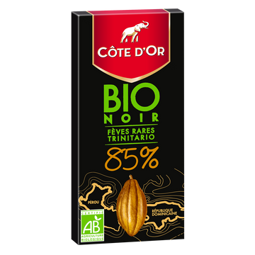 Chocolat noir 85% Bio COTE D'OR - Tablette de 100g