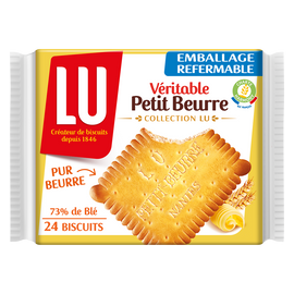 Biscuits Véritable Petit Beurre LU, paquet de 200g