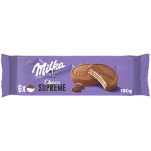 Biscuits gaufrettes enrobés chocolat supreme au lait MILKA - Paquet de180g