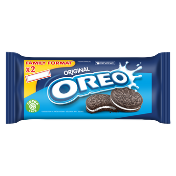 Biscuits fourrés à la vanille Original OREO, 2 paquets de 154g