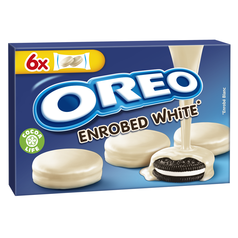 Biscuits enrobé au chocolat blanc OREO, 246g