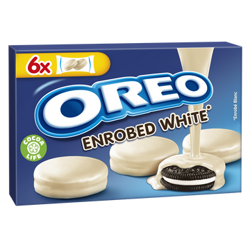 Biscuits enrobé au chocolat blanc OREO, 246g