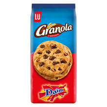 Cookies aux gros éclats de chocolat et de daim GRANOLA, paquet de 184g