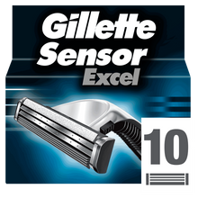Lames pour rasoir masculin Sensor Excel GILLETTE, x10