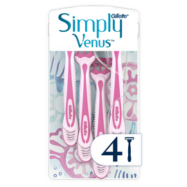 Rasoir jetable simply venus 3 GILLETTE, x4