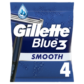 Rasoir jetables smooth Blue 3 GILLETTE x4