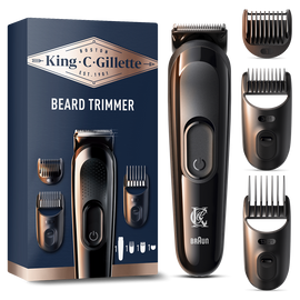 Tondeuse à barbe king c beardtrimmer GILLETTE  + 3 sabots