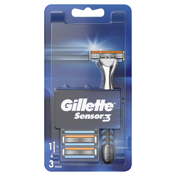 Rasoirs sensor GILLETTE x3 recharges