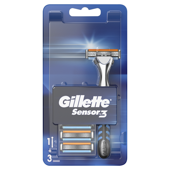Rasoirs sensor GILLETTE x3 recharges