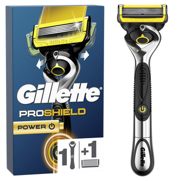 Rasoir Proshield Power + 1 Recharge GILLETTE