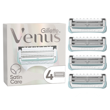 VENUS + SATIN CARE RECHARGES x4 LAMES