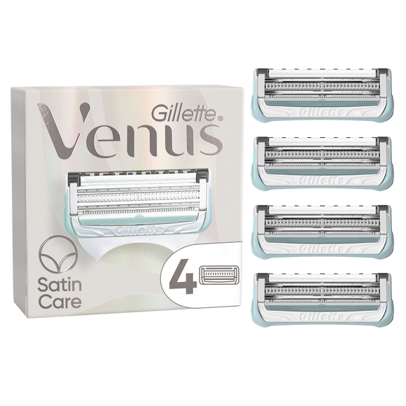 VENUS + SATIN CARE RECHARGES x4 LAMES