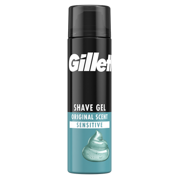 Gel à raser base peaux sensibles GILLETTE 200ml