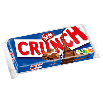 Chocolat lait et céréales croustillantes CRUNCH - 2 tablettes de 100g