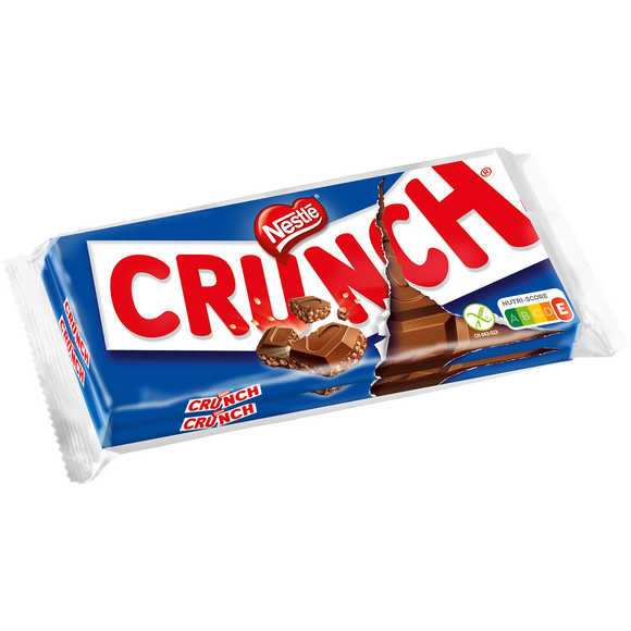 Chocolat lait et céréales croustillantes CRUNCH - 2 tablettes de 100g