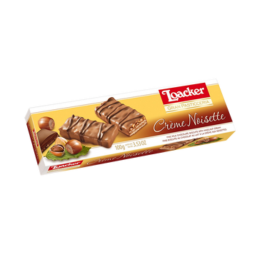 Biscuits Gran Pasticceria crème noisette LOACKER, paquet de 100g