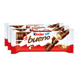 Fines gaufrettes chocolat fourrées lait noisettes KINDER, 129g