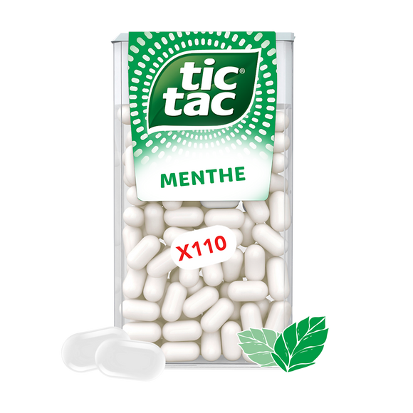 Bonbons TIC TAC x110 pastilles MENTHE - 54g