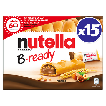 Biscuits croustillants fourrés au NUTELLA B-READY - 330g