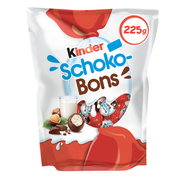 Oeufs chocolat Schokobons KINDER, sachet de 225g
