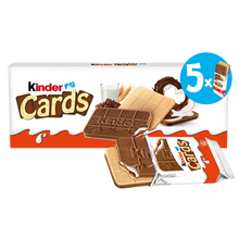 Gâteau KINDER cards T5, 128g