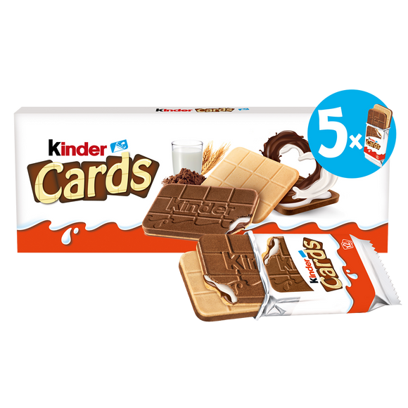 Gâteau KINDER cards T5, 128g