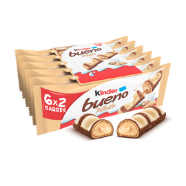 KINDER bueno white, x6 soit 234g