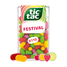 Bonbon TIC TAC festival, étui T110, 54g