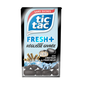 Bonbon TIC TAC fresh+ réglisse t55 41g