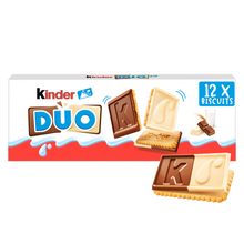 Biscuits KINDER Duo chocoalt lait et blanc x12 - 150g