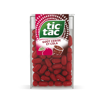 Bonbons TIC TAC saveur Cerise et Cola - x110 pastilles - 54g