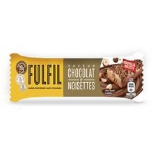 Barre protéinée avec vitamines chocolat&noisettes FULFIL, 55g