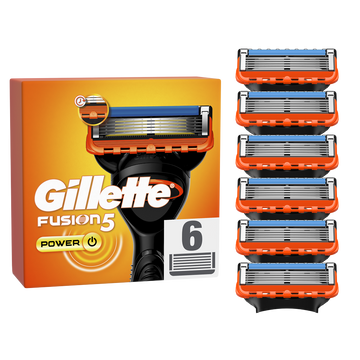 Recharge lames de rasoir hommme fusion 5 GILLETTE x6