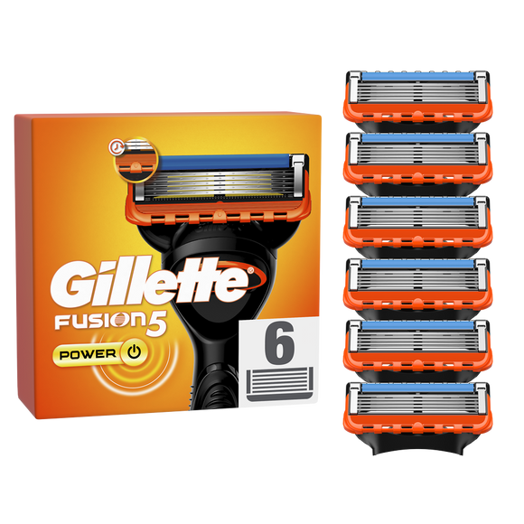 Recharge lames de rasoir hommme fusion 5 GILLETTE x6