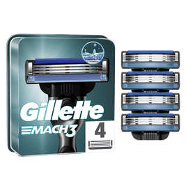 Recharge lames de rasoir base pour homme mach3 GILLETTE x4