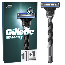 Gillette Mach3 Base Rasoir 1UP H+1 Recharge