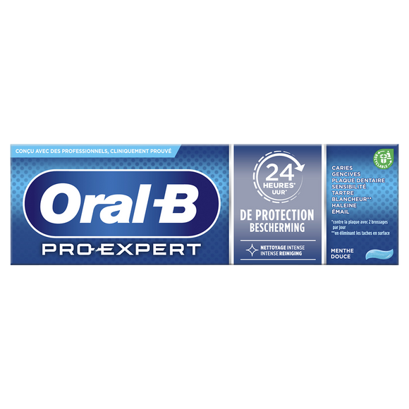 Dentifrice pro expert nettoyage intense ORAL B tube 75ml