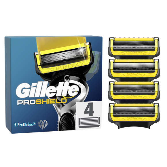 Recharge lames de rasoir pour homme proshield GILLETTE x4